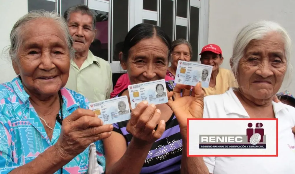 Reniec permite la revalidación del DNI para adultos mayores vía online y presencial. Foto: Andina/Reniec Reniec permite la revalidación del DNI para adultos mayores vía online y presencial. Foto: Andina/Reniec