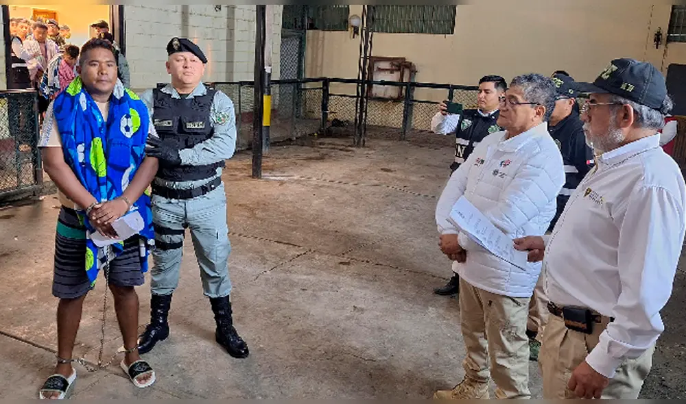 INPE trasladó a integrantes de Los Pulpos. Foto: INPE INPE trasladó a integrantes de Los Pulpos. Foto: INPE