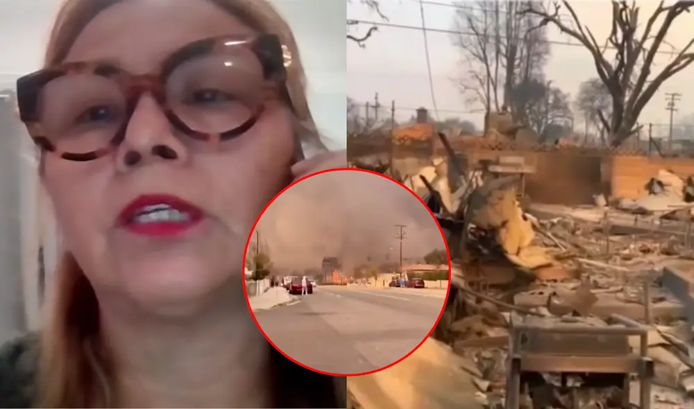 Gladys Escudero, peruana en Estados Unidos, perdió su negocio y vivienda por los incendios en California, Los Ángeles. Foto: composición LR/Existosa Gladys Escudero, peruana en Estados Unidos, perdió su negocio y vivienda por los incendios en California, Los Ángeles. Foto: composición LR/Existosa