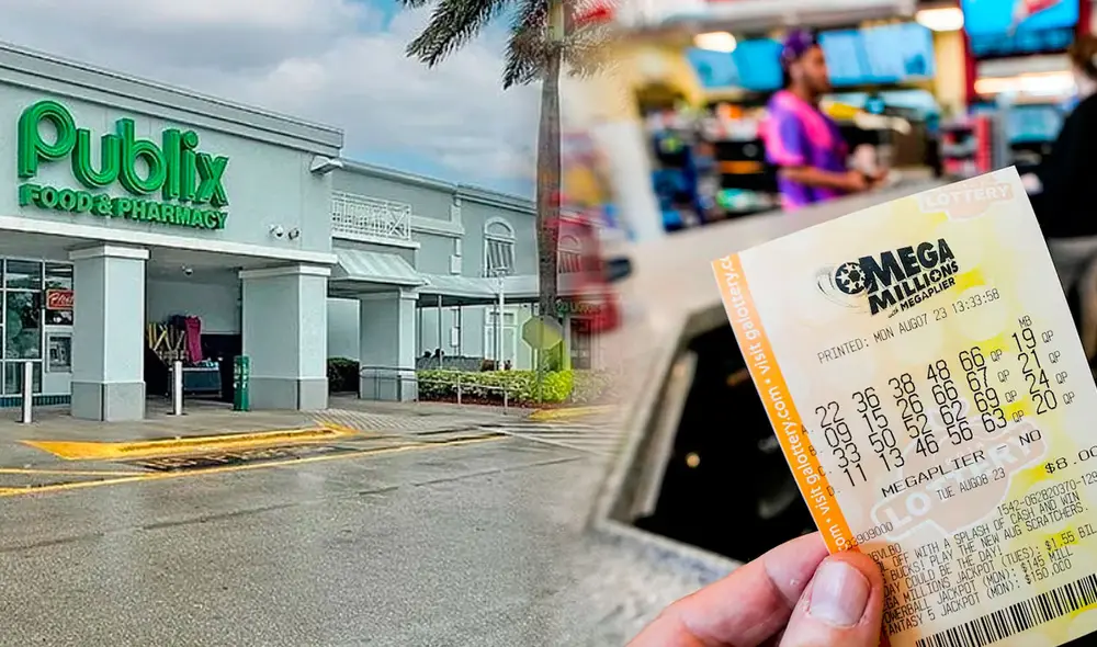 La tienda de Publix, que también celebró pues recibirá un bono por haber vendido un boleto ganador. Foto: Business Observer Fl La tienda de Publix, que también celebró pues recibirá un bono por haber vendido un boleto ganador. Foto: Business Observer Fl