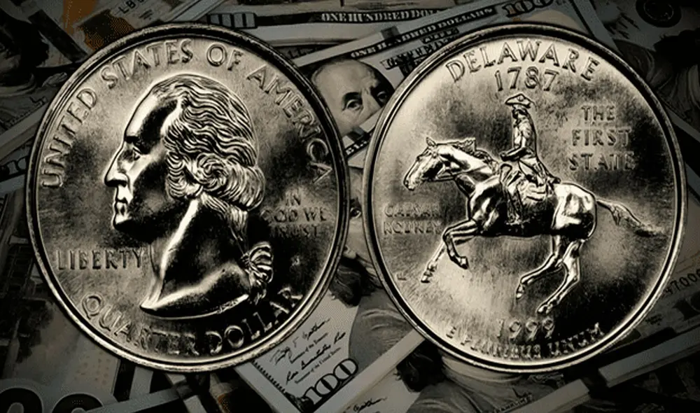 La moneda fue emitida en 1999 como parte de un homenaje a los 50 estados de EE. UU. Foto: composición LR/ Difusión La moneda fue emitida en 1999 como parte de un homenaje a los 50 estados de EE. UU. Foto: composición LR/ Difusión