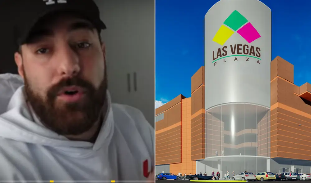 El español reacciona al nuevo mall Las Vegas Plaza. Foto: composición LR/YouTube/Ersigroup El español reacciona al nuevo mall Las Vegas Plaza. Foto: composición LR/YouTube/Ersigroup