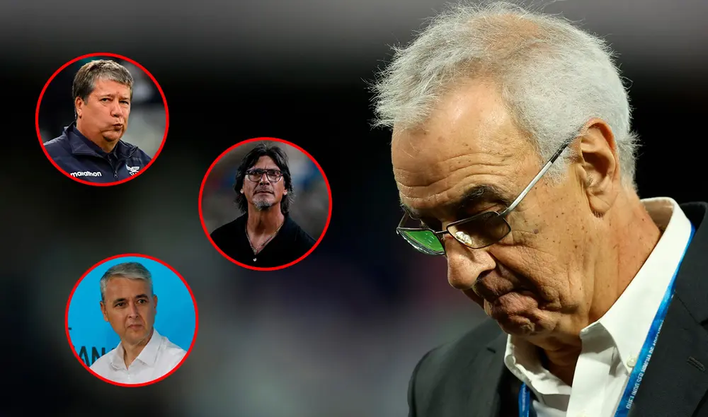 Técnicos como 'Bolillo' Gómez, Comizzo y Tiago Nunes sonaron como sucesores de Fossati en Perú. Foto: composición de LR/archivo/AFP