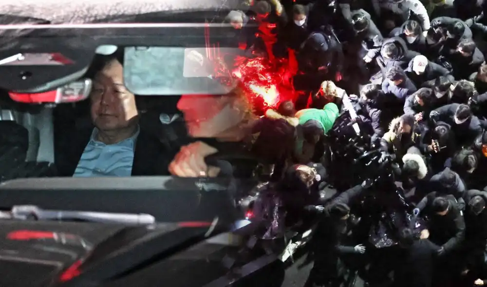 Más de 3.000 efectivos participaron en la compleja operación en Seúl, enfrentando resistencia de simpatizantes y guardias personales. Foto: composición LR/AFP.