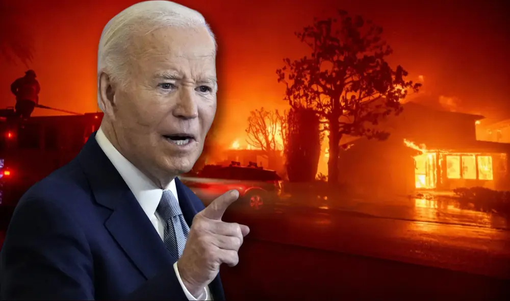 El primer registro de los incendios masivos en California se dio el 7 de enero en Pacific Palisades. Foto: composición LR/AP El primer registro de los incendios masivos en California se dio el 7 de enero en Pacific Palisades. Foto: composición LR/AP