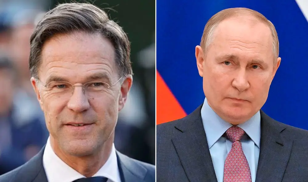 Rutte instó a aumentar el apoyo a Ucrania para influir en el curso de la guerra, enfatizando la importancia de lograr una paz duradera. Foto: Composición LR.