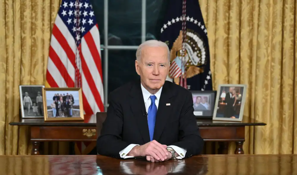Joe Biden dejará oficialmente la Casa Blanca este 20 de enero de 2025. Foto: AFP