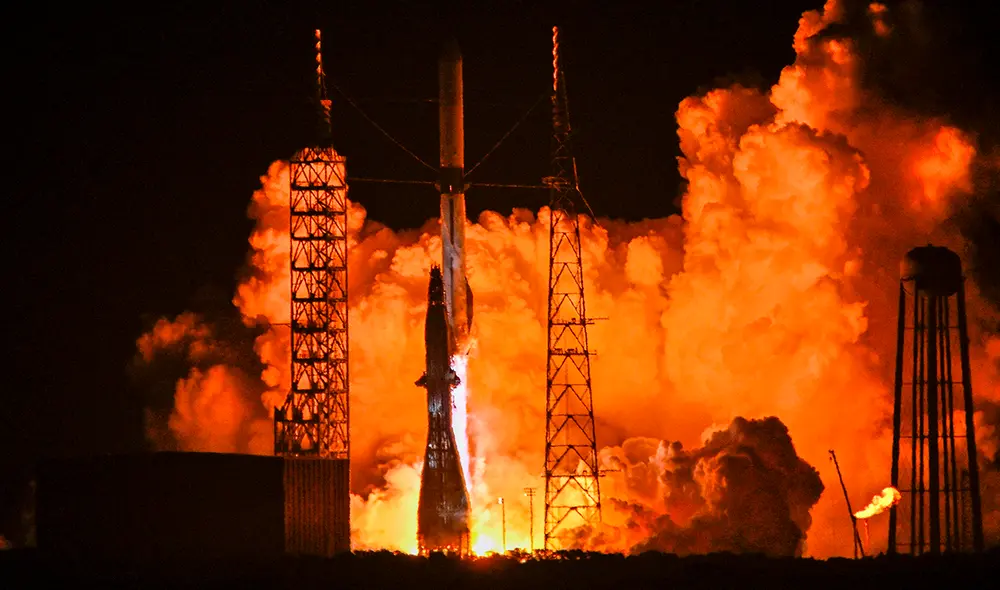 Blue Origin realizó el despegue del cohete New Glenn desde Cabo Cañaveral. Foto: AFP