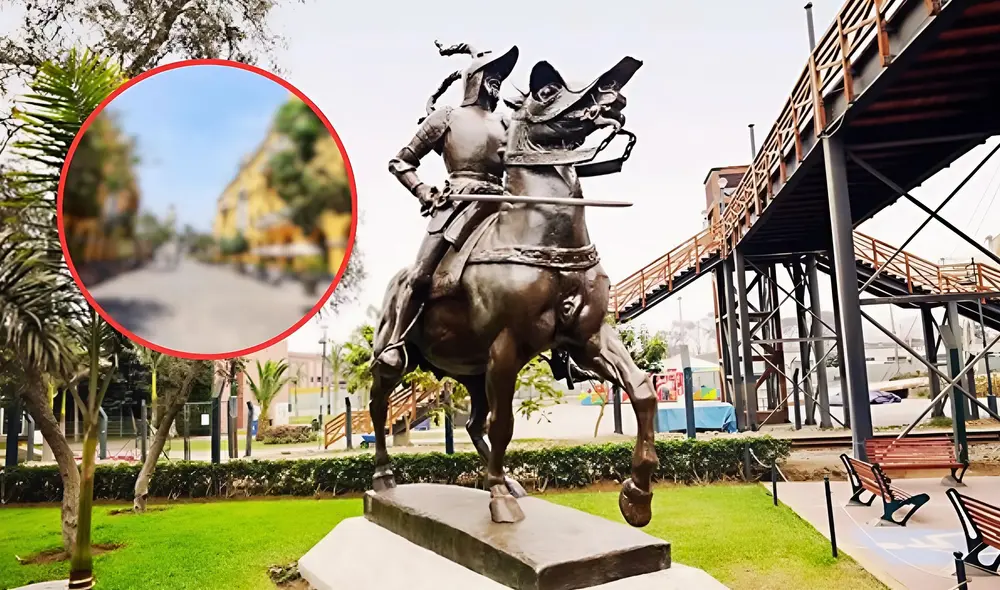 Inicialmente, estuvo en el atrio de la Catedral de Lima. Foto: composición LR / El Peruano
