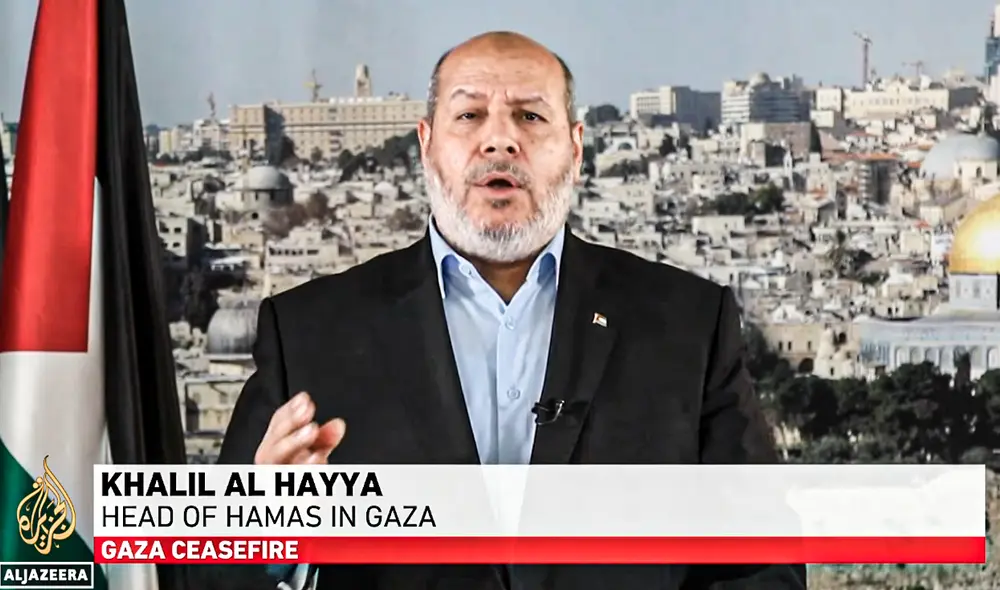 Al-Hayya, calificó el ataque del 7 de octubre de 2023 como un "logro militar" y "un motivo de orgullo" para el pueblo palestino. Foto: Captura Youtube. Al-Hayya, calificó el ataque del 7 de octubre de 2023 como un "logro militar" y "un motivo de orgullo" para el pueblo palestino. Foto: Captura Youtube.