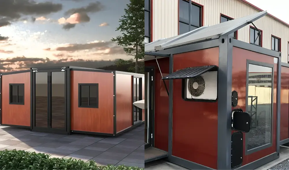 La casa prefabricada disponible en Amazon tiene un tamaño que puede ser ajustado a 20, 30 o 40 pies. Foto: composición LR/difusión