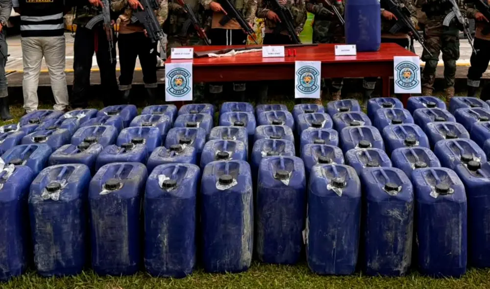 La investigación conjunta entre la Policía y el ejército permitió identificar la red de desvío de sustancias químicas/Composición LR/Foto: Difusión
