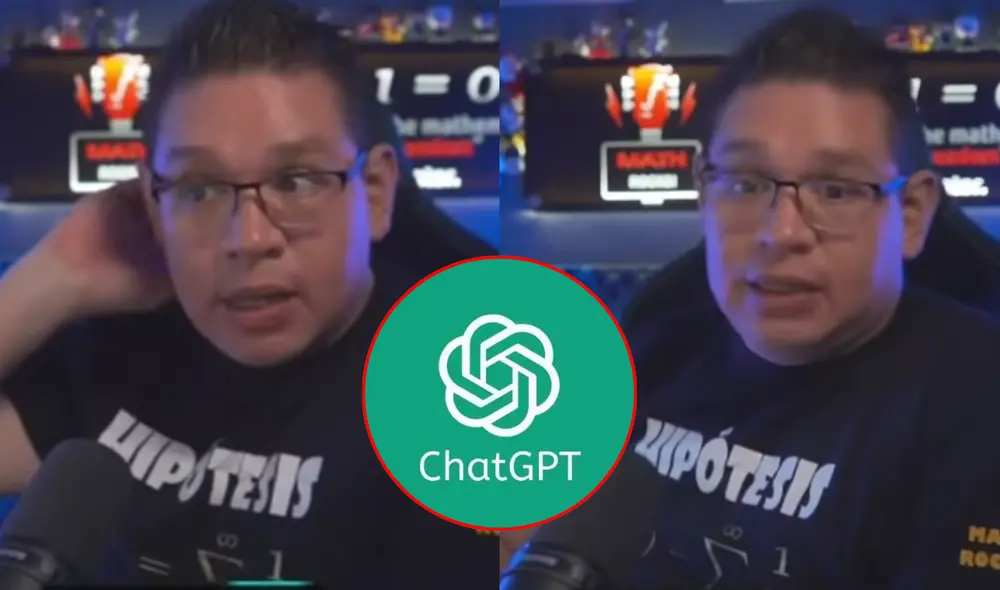 El profesor de México quedó sorprendido por las respuestas que le brindó la IA ChatGPT a cada una de las preguntas de matemáticas. Foto: composición LR/YouTube/Math Rocks El profesor de México quedó sorprendido por las respuestas que le brindó la IA ChatGPT a cada una de las preguntas de matemáticas. Foto: composición LR/YouTube/Math Rocks