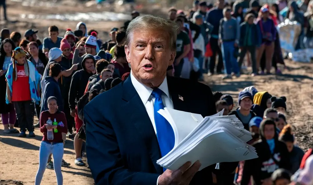 Donald Trump regresará a la presidencia de EE.UU. el 20 de enero de 2025, presentando un plan de más de 100 decretos sobre inmigración que incluye deportaciones masivas y un control fronterizo más estricto. Foto: Composición LR Donald Trump regresará a la presidencia de EE.UU. el 20 de enero de 2025, presentando un plan de más de 100 decretos sobre inmigración que incluye deportaciones masivas y un control fronterizo más estricto. Foto: Composición LR