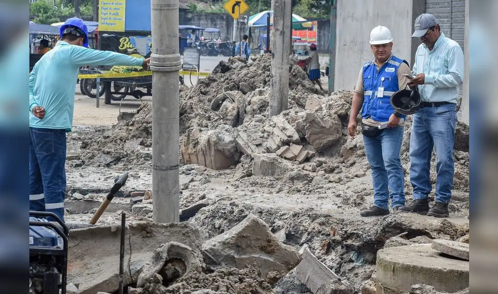 Muchas cortes de agua se producen por la rotura de tubos de mala calidad. Foto: Difusión Muchas cortes de agua se producen por la rotura de tubos de mala calidad. Foto: Difusión