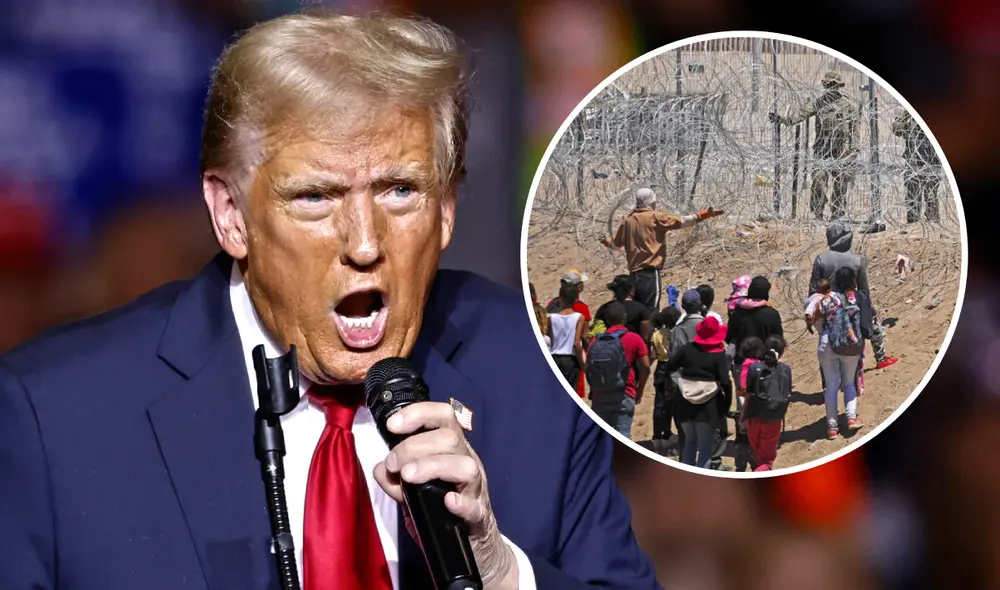 Donald Trump manifestó que las deportaciones masivas en EE. UU. serán su prioridad. Foto: composición LR/AFP/EFE Donald Trump manifestó que las deportaciones masivas en EE. UU. serán su prioridad. Foto: composición LR/AFP/EFE