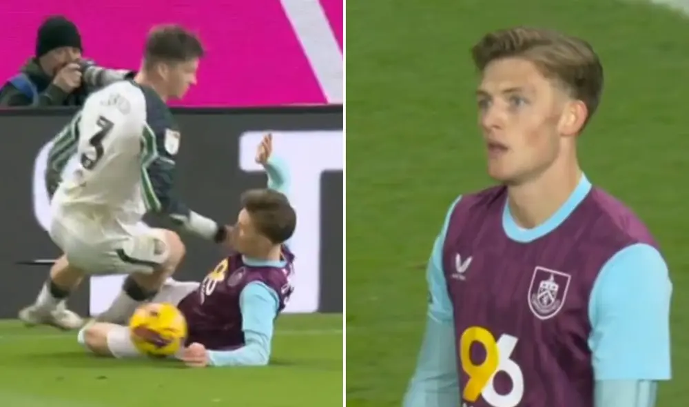 Oliver Sonne debutó oficialmente en Burnley en el partido contra Reading por la FA Cup. Foto: composición LR/captura