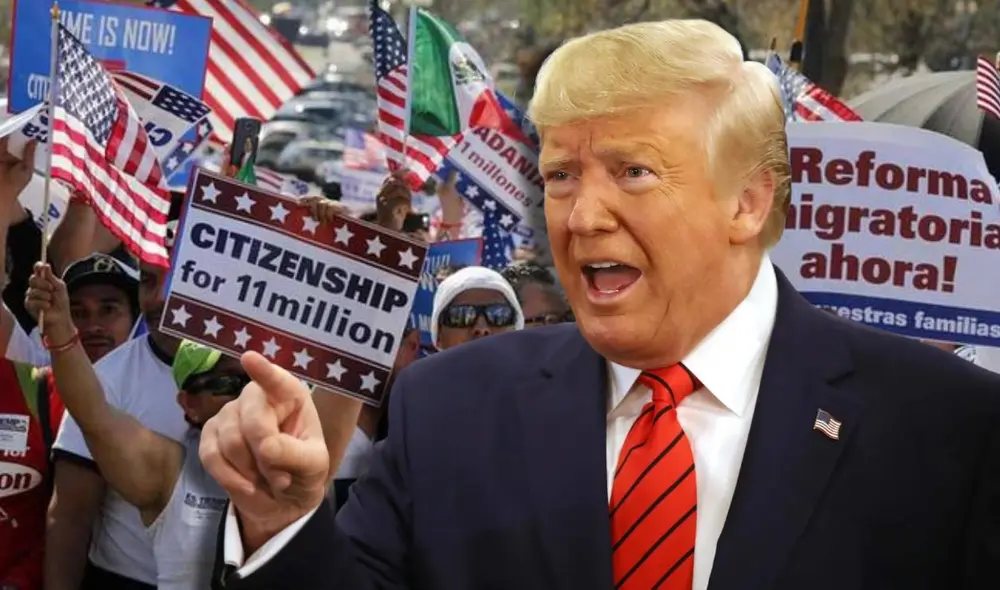 La política migratoria de EE. UU. podría endurecerse en 2025 con el regreso de Trump, quien podría reinstaurar la regla de "carga pública" que limita la obtención de la Green Card. Foto: Composición LR La política migratoria de EE. UU. podría endurecerse en 2025 con el regreso de Trump, quien podría reinstaurar la regla de "carga pública" que limita la obtención de la Green Card. Foto: Composición LR