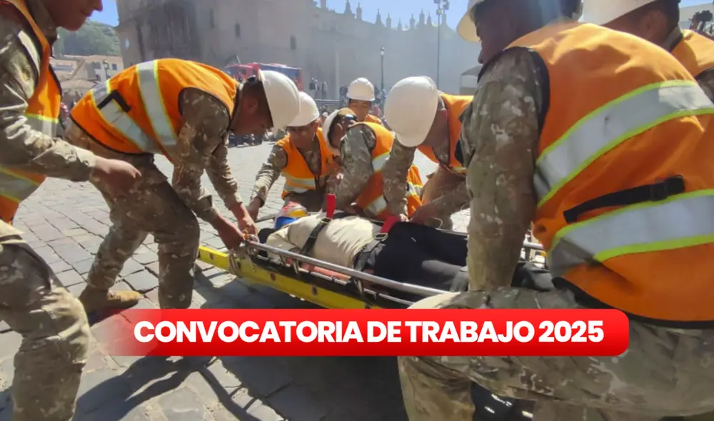 Una nueva convocatoria de trabajo del Indeci ofrecerá puestos en todo el Perú. Foto: composición LR/Andina