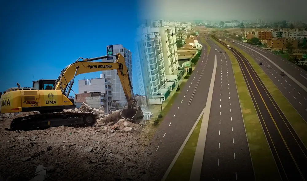 Obras de la Vía Expresa Sue no se detendrán pese a medida cautelar del Poder Judicial. Foto: Municipalidad de Lima