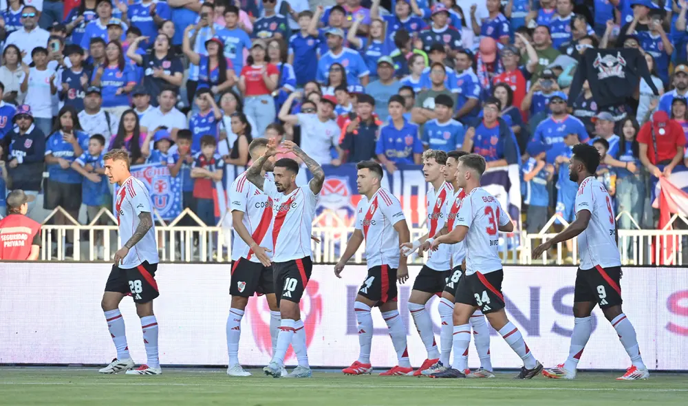 River Plate venció a U de Chile en su primer partido de pretemporada 2025. Foto: X/River Plate