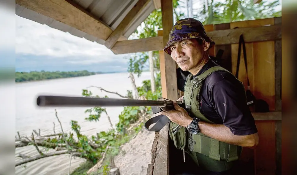 Seguridad. No existe ningún policía destacado en el distrito de Río Santiago, en Amazonas, pese a la fuerte presencia de minería ilegal. El pueblo wampis crea la guardia Charip para defenderse.