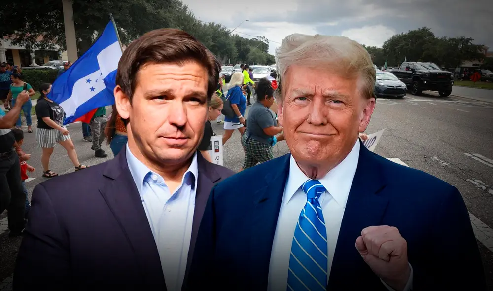 Ron DeSantis prepara una serie de medidas para fortalecer los planes migratorios de Trump. Foto: Composición LR Ron DeSantis prepara una serie de medidas para fortalecer los planes migratorios de Trump. Foto: Composición LR