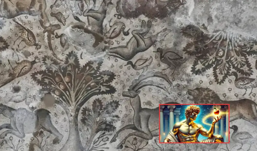 Un agricultor descubrió un mosaico romano de 1.700 años de antigüedad en Turquía. Foto: composición LR/Muy Interesante