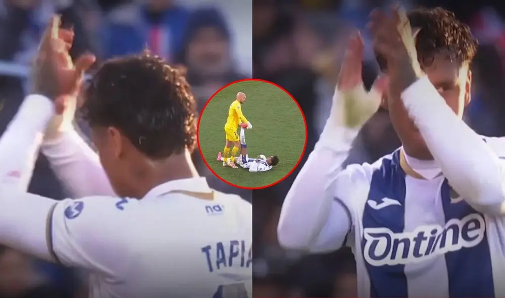 Renato Tapia jugó hasta el minuto 71 por la liga española. Foto: composición LR/captura de DSports