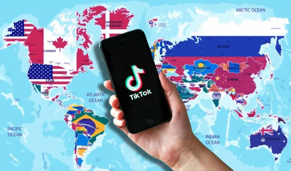 La expansión de TikTok enfrenta restricciones en varios países, como Estados Unidos, India y Francia, debido a preocupaciones sobre privacidad y seguridad de datos. Foto: Composición LR