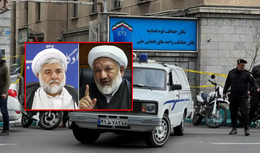 El asesinato de ambos jueces iraníes en Teherán, que se registró en un lugar con alta seguridad, plantea serias dudas sobre la protección de las instituciones judiciales. Foto: composición LR/The Telegraph/West Asia News Agency. El asesinato de ambos jueces iraníes en Teherán, que se registró en un lugar con alta seguridad, plantea serias dudas sobre la protección de las instituciones judiciales. Foto: composición LR/The Telegraph/West Asia News Agency.