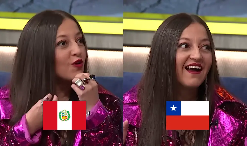 La artista indicó que en Perú hablan mejor el español que en Chile. Foto: composición LR/YouTube/ Via X