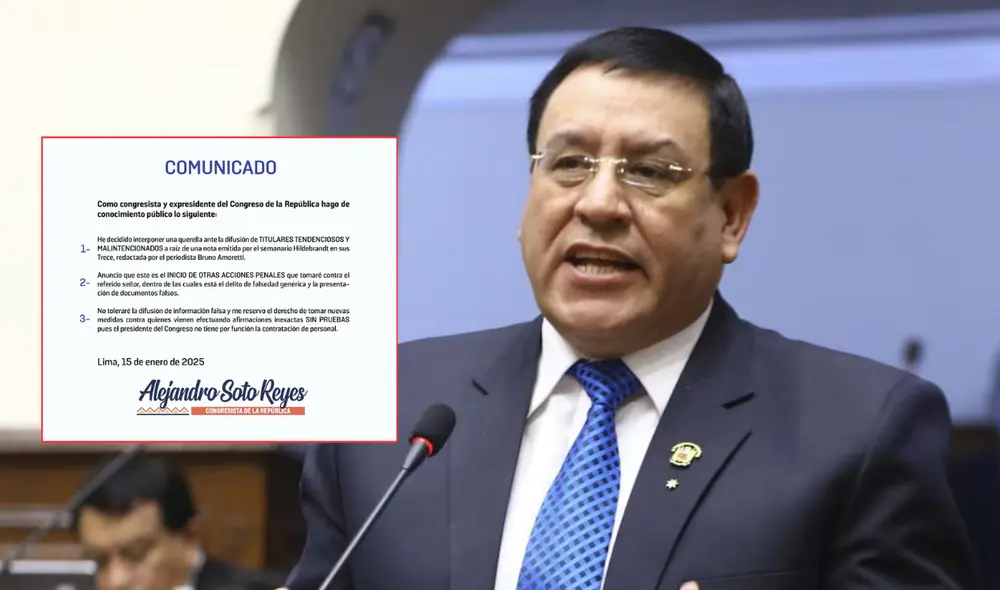 Alejandro Soto ha denunciado a periodistas locales de Cusco en el 2024. Foto: composición LR Alejandro Soto ha denunciado a periodistas locales de Cusco en el 2024. Foto: composición LR