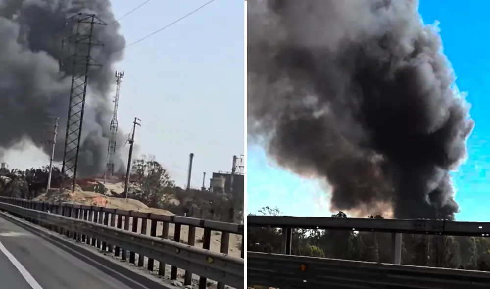 Las causas de la emergencia aun no han sido esclarecidas, los bomberos trabajan para extinguir el fuego. Foto: difusión. Las causas de la emergencia aun no han sido esclarecidas, los bomberos trabajan para extinguir el fuego. Foto: difusión.