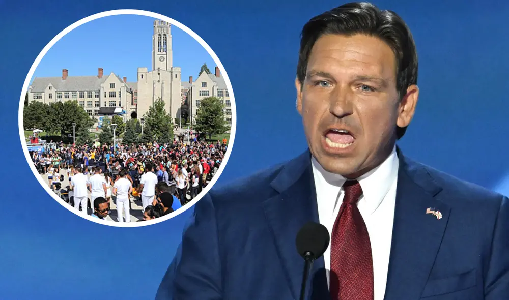 Ron DeSantis planea llevar la estrategia de deportaciones masivas de la mano con Trump. Foto: composición LR/AFP/AGM Education Ron DeSantis planea llevar la estrategia de deportaciones masivas de la mano con Trump. Foto: composición LR/AFP/AGM Education