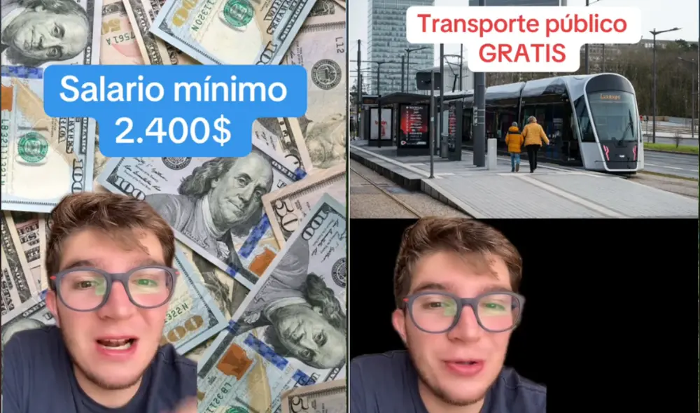 Un tiktoker venezolano comentó en sus redes sociales sobre su experiencia al vivir en Luxemburgo. Foto: composición LR/TikTok