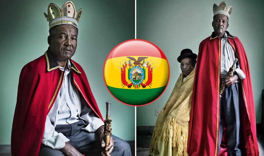 El rey Julio I, cuyo nombre completo es Julio Pinedo, es conocido como el único monarca de una comunidad afrodescendiente en Bolivia. Foto: composición LR/Audaz Mag