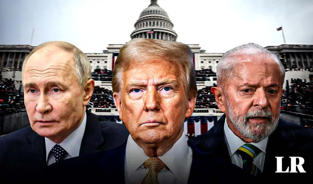 Diversas figuras públicas saludan a Donald Trump por la toma de posesión. Foto: Composición LR