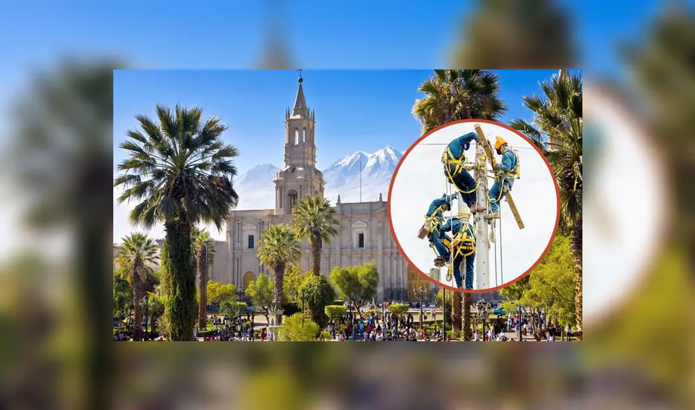 La ciudad de Arequipa sufrirá una serie de cortes de luz, según SEAL. Foto: Andina