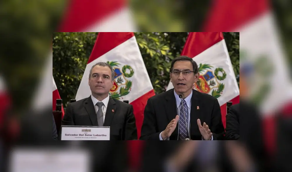 Congreso busca acusar a Martín Vizcarra y Salvador del Solar por la disolución del Congreso del 2019.