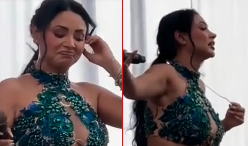 Pamela Franco se robó las miradas en la presentación del plantel de Cienciano 2025. Foto: Composición LR/Captura/TikTok