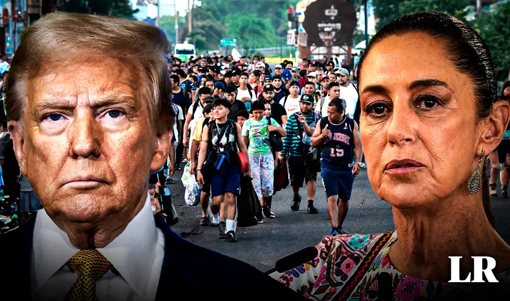 México busca mantener comunicación con el gobierno de Trump para abordar temas migratorios. Foto: composición LR México busca mantener comunicación con el gobierno de Trump para abordar temas migratorios. Foto: composición LR