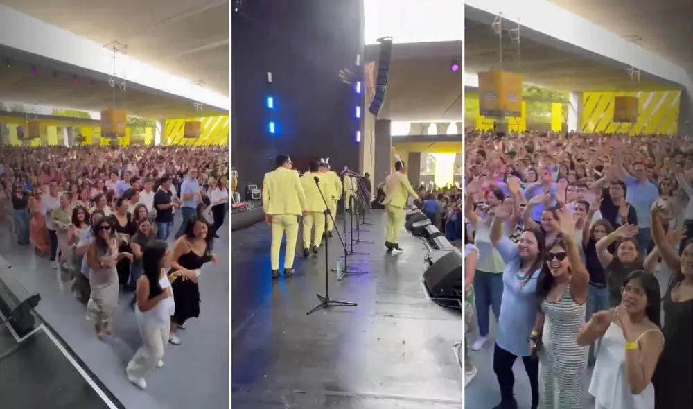 Concierto de Armonía 10 se convierte en "clase de zumba" y usuarios reaccionan en redes sociales: "No lo entenderías". Foto: composición LR/Captura TikTokmaxaguirreoficial
