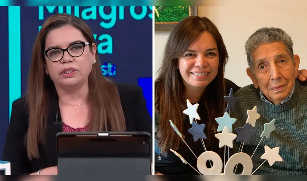 Milagros Leiva regresa a la televisión tras la muerte de su padre. Foto: Composición LR/Willax/Instagram Milagros Leiva regresa a la televisión tras la muerte de su padre. Foto: Composición LR/Willax/Instagram