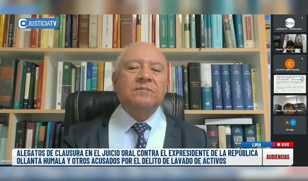 Wilfredo Pedraza presenta sus alegatos finales en el juicio por aportes de campaña