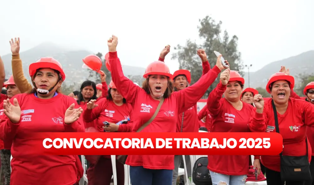 Personas trabajadoras del programa Llamkasun, del Ministerio de Trabajo. Foto: composición LR/Andina