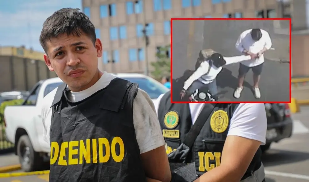 La Policía Nacional del Perú capturó a un raquetero en el Centro de Lima, identificado como Luis Alberto Puicón Santisteban. Foto: MML