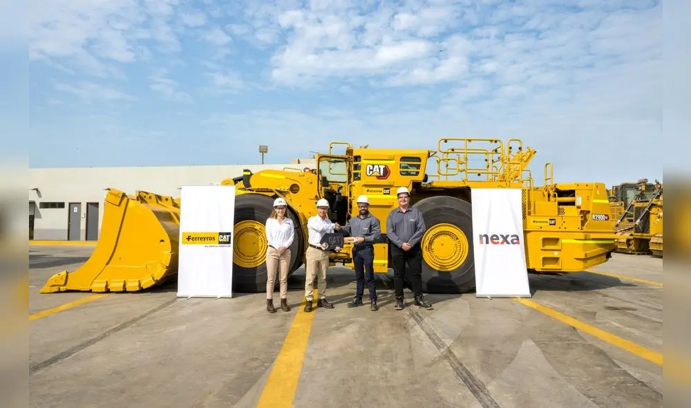 Nexa incorpora cargadores de bajo perfil con transmisión eléctrica en su mina, un hito en la minería subterránea peruana. Fuente: Difusión. Nexa incorpora cargadores de bajo perfil con transmisión eléctrica en su mina, un hito en la minería subterránea peruana. Fuente: Difusión.