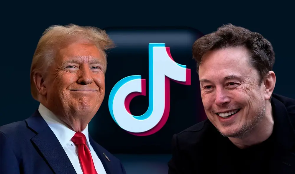 Donald Trump se mostró favorable a que Elon Musk compre TikTok en Estados Unidos. Foto: Composición LR/ Freepik/ CNN Donald Trump se mostró favorable a que Elon Musk compre TikTok en Estados Unidos. Foto: Composición LR/ Freepik/ CNN