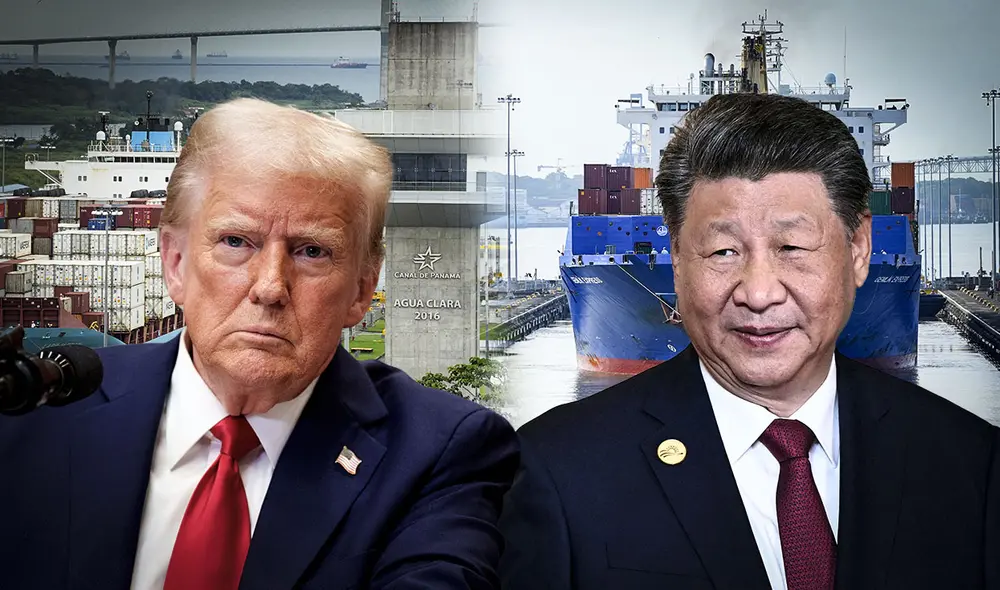 El comercio marítimo a través del Canal de Panamá representa un punto clave para las relaciones comerciales entre Panamá y China, con más del 21,4% del volumen de carga, que preocupa a EE. UU. Foto: composición LR/AFP El comercio marítimo a través del Canal de Panamá representa un punto clave para las relaciones comerciales entre Panamá y China, con más del 21,4% del volumen de carga, que preocupa a EE. UU. Foto: composición LR/AFP